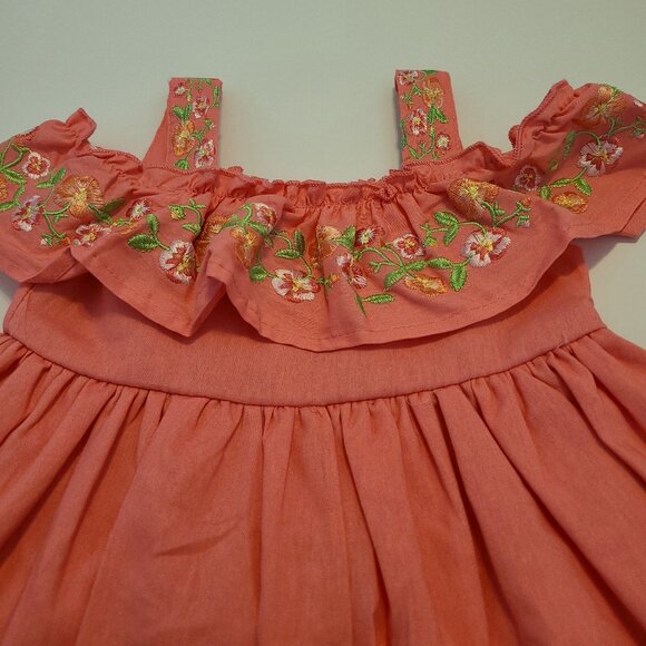 BLUEBERI BOULEVARD SUMMER PINK TODDLER DRESS SLEEVLESS 2T (NWT) - Picture 3 of 7